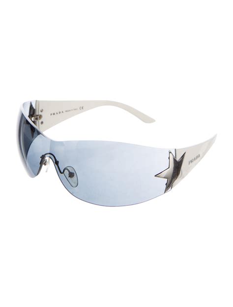 prada star shield sunglasses|prada symbole sunglasses women.